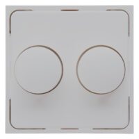 Kopp 492834006 HK07-Abdeckung Doppeldimmer Farbe:grau matt