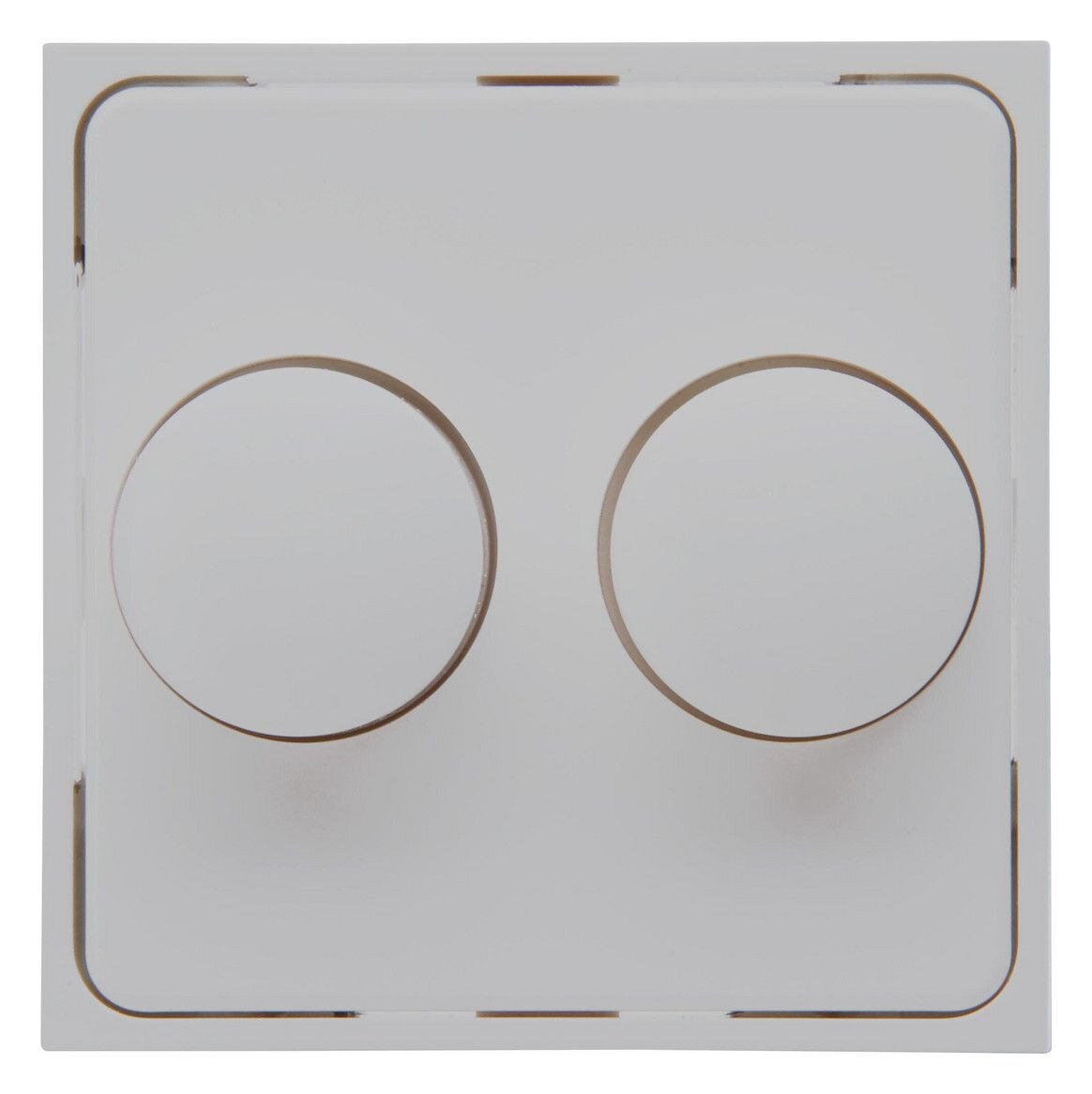 Kopp Kopp 492834006 HK07-Abdeckung Doppeldimmer Farbe:grau matt