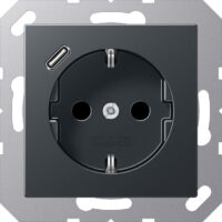 Jung SCHUKO Steckdose mit USB Typ C A1520-18CANM