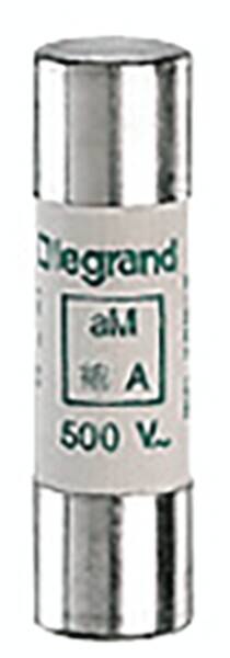 Legrand 014112 Zylindersicherung aM 12A 14x51 träge 500VAC 100kA mit Schlagbolzen