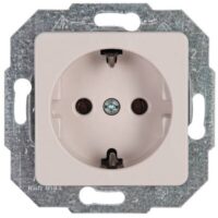 Kopp 113601071 Schutzkontaktsteckdose 1-fach 16A 250V Europa creme-weiß