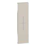 BTicino KM06MH LivingNow 1M Tasten- abdeckung MyHome mit Symbol Stop Sand