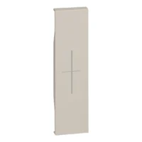 BTicino KM06MH LivingNow 1M Tasten- abdeckung MyHome mit Symbol Stop Sand