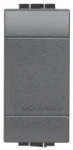 BTicino L4950 LivingLight Blindabdeckung 1M Anthrazit