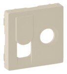 Legrand 754831 Abdeckung für TV+RJ45 Einsatz Kategorie6 UTP Valena Life mandelweiß