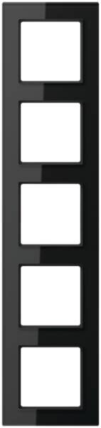 Jung AC585BFSW Rahmen 5fach bruchsicher Serie A creation schwarz