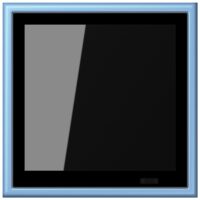 Jung LC 459 D1 S256 KNX Raumcontroller LS TOUCH Serie LS bleu céruléen 59