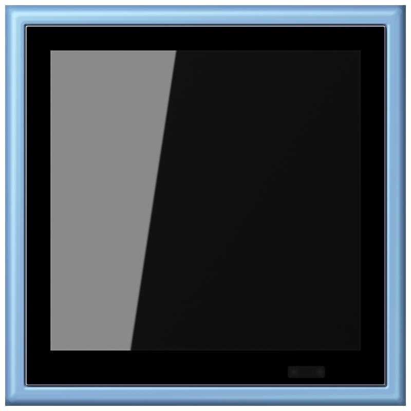 Jung Jung LC 459 D1 S256 KNX Raumcontroller LS TOUCH Serie LS bleu céruléen 59