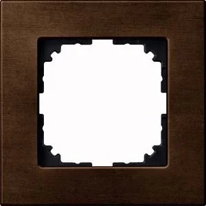 Merten Holzrahmen 1-fach Walnuss MEG4051-3473