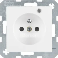 Berker Steckdose pws/gl Kontroll-LED 6765098989