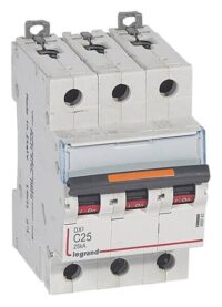Legrand 409783 DX3 LS-Schalter C 25A 3-polig 25kA 400VAC 3TE