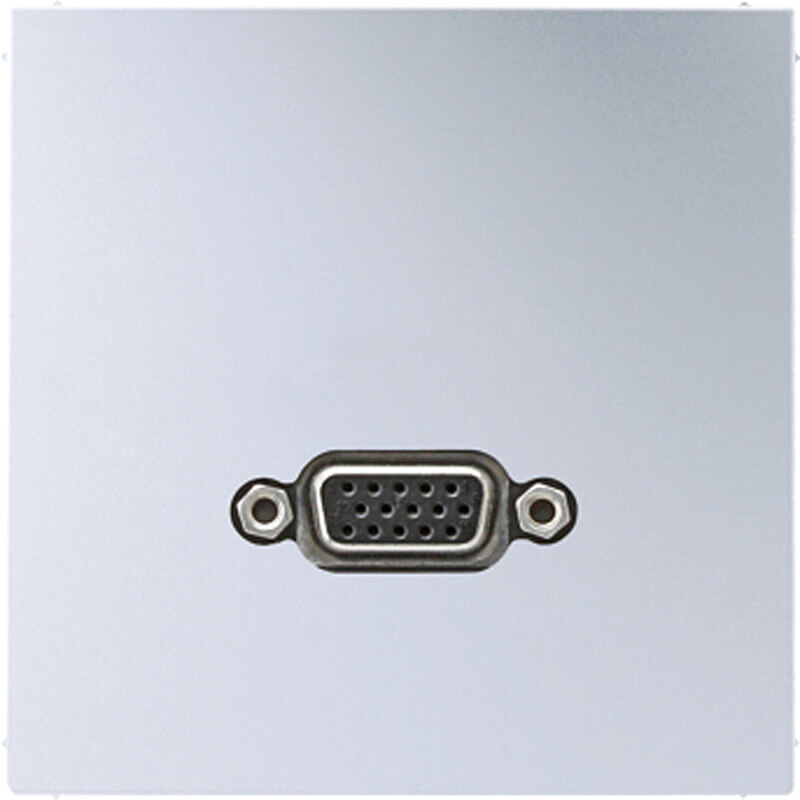 Jung Jung Multimedia-Anschluss alu VGA mit Tragring MA AL 1102