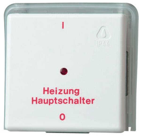 Kopp Kopp 627302086 Heizungshauptschalter UP-FR 2-polig10AX 250V IP44 arktis
