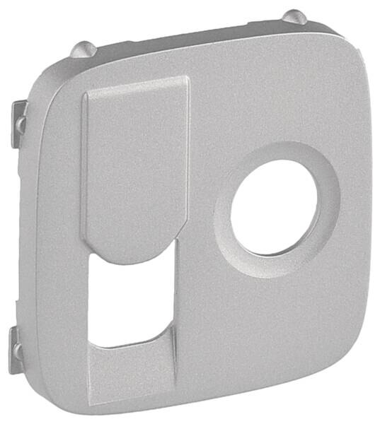 Legrand Legrand 754837 Abdeckung für TV+RJ45 Einsatz Kategorie6 UTP Valena Allure Aluminium