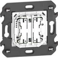 BTicino K4003DCW LivingNow 2M Wandsender with Netatmo 2-fach für Beleuchtung