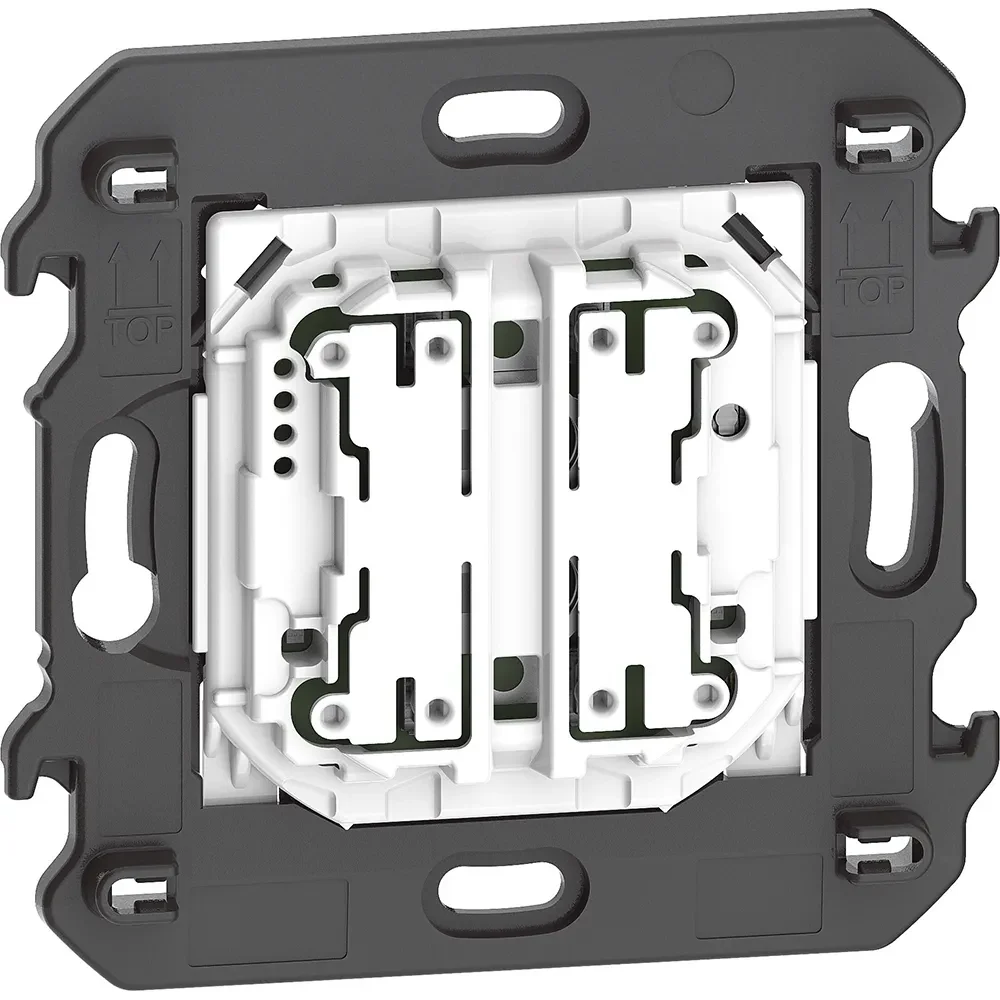 Legrand BTicino K4003DCW LivingNow 2M Wandsender with Netatmo 2-fach für Beleuchtung