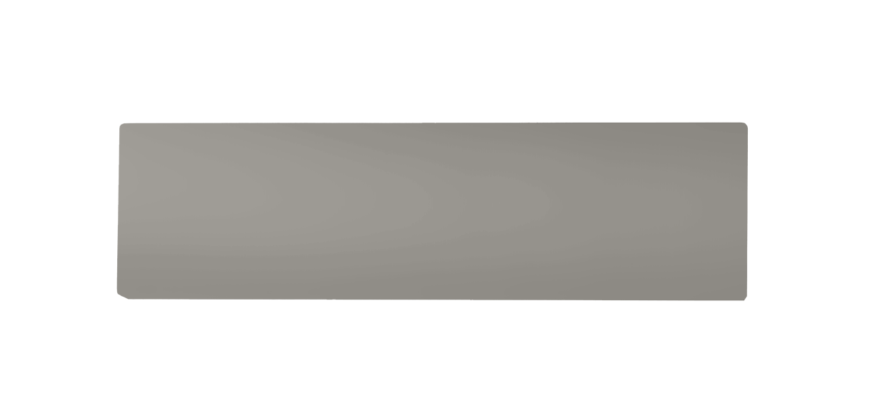 Doorbird DoorBird D21x Namensschild für eine Ruftaste, nicht graviert – RAL 7004