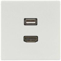 Jung MALS1163LG Einsatz HDMI/USB lichtgrau