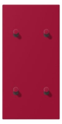 Jung LC12-25R0229 Abdeckung mit Kipphebel "Zylinder" 2x2 Kipphebel senkrecht LS 1912 rou