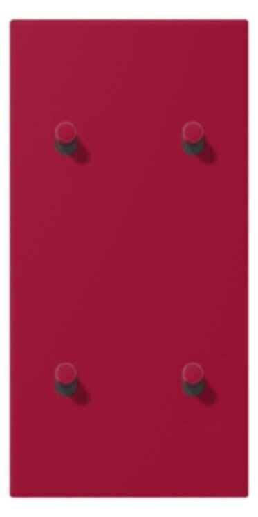 Jung Jung LC12-25R0229 Abdeckung mit Kipphebel "Zylinder" 2x2 Kipphebel senkrecht LS 1912 rou
