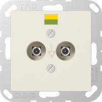Jung Potential-Ausgl Steckdose 2 Steckerstifte ABA 565-2