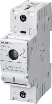 Siemens 5SG7113 MINIZED Lasttrenn- schalter mit D02 1polig 63A AC230V