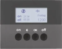 Berker KNX-Funk Zeitschaltuhr anthrazit matt 85745275