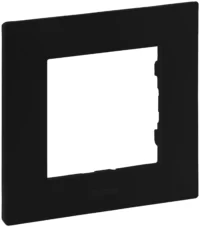 Legrand 864571 Rahmen 1-fach Niloe Step schwarz