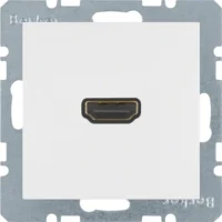 Berker Steckdose High Definition 90 Grad polarws matt 3315431909