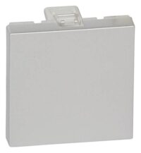 Legrand 079280 Blindabdeckung 2-modulig Mosaic Aluminium