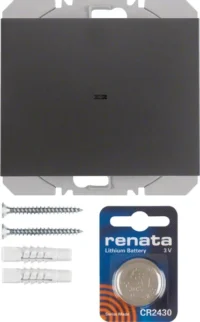 Berker KNX-Funk Wandsender 1-fach anthrazit matt 85655275