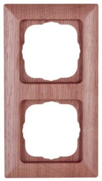 Kopp 306630066 Abdeckrahmen 2-fach MIL eich