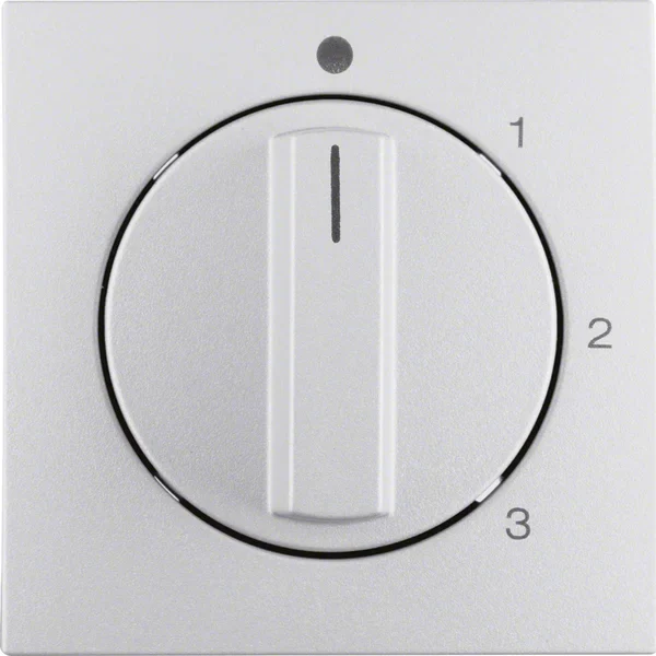 Berker Berker Zentralstück mit Drehknopf 3S B.7 aluminium ma 1096140400