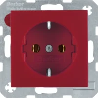 Berker Schuko-Steckdose rt 1-fach 47431912