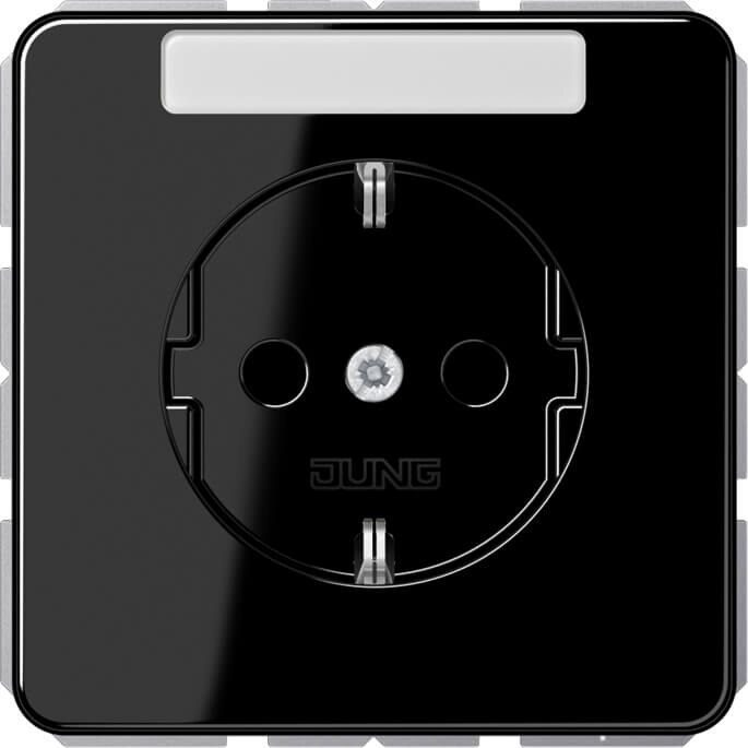Jung Jung SCHUKO-Steckdose 16A 250V mit Berührungsschutz CD 1520 BFKINA SW