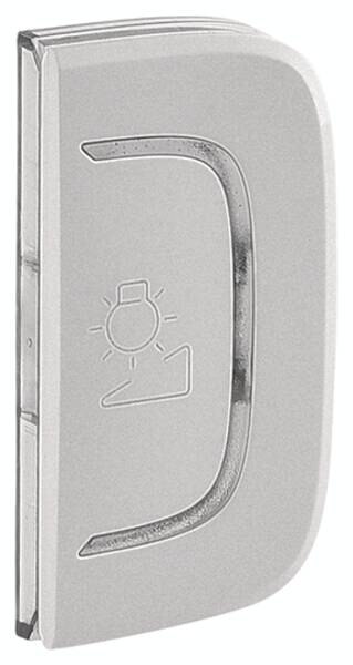 Legrand Legrand 755474 Wippe BUS/SCS mit Symbol Licht reg. 1M rechts Valena Allure Aluminium