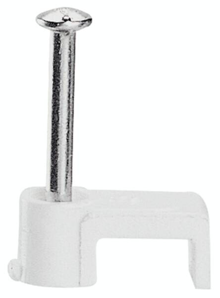 Legrand 031550 Nagelschelle 2x0,75qmm weiß für Flachkabel
