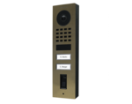 DoorBird D1102FV Fingerprint 50 Aufputz IP Video Türsprechanlage – Echtes Messing