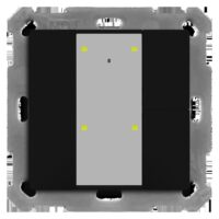 MDT Tastsensor KNX Unterputz schwarz matt 4-fach 4pkt LED BE-TA55T406.02 inklusive Ankopplung