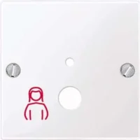 Merten Zentralplatte aws/gl Pneumatiktaster MEG4844-0325