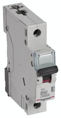 Legrand 404089 TX3 LS-Schalter B 50A 1-polig 10kA 230/400VAC 1TE