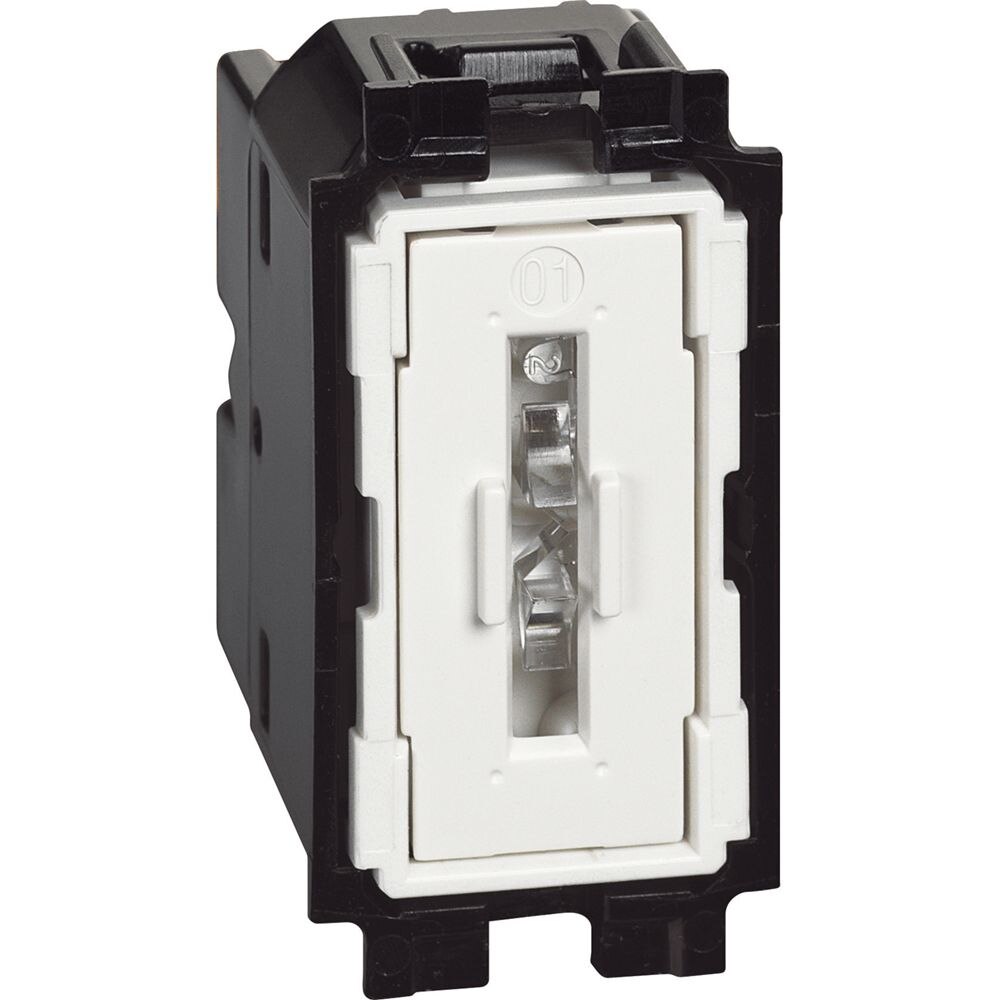 Legrand BTicino K4005A LivingNow Schließertaster mit Steckklemmen in 1-moduliger Ausf.