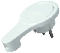 Kopp 172002037 Schutzkontaktwinkel- stecker extrafl.1,5qmm 250V /16A weiß