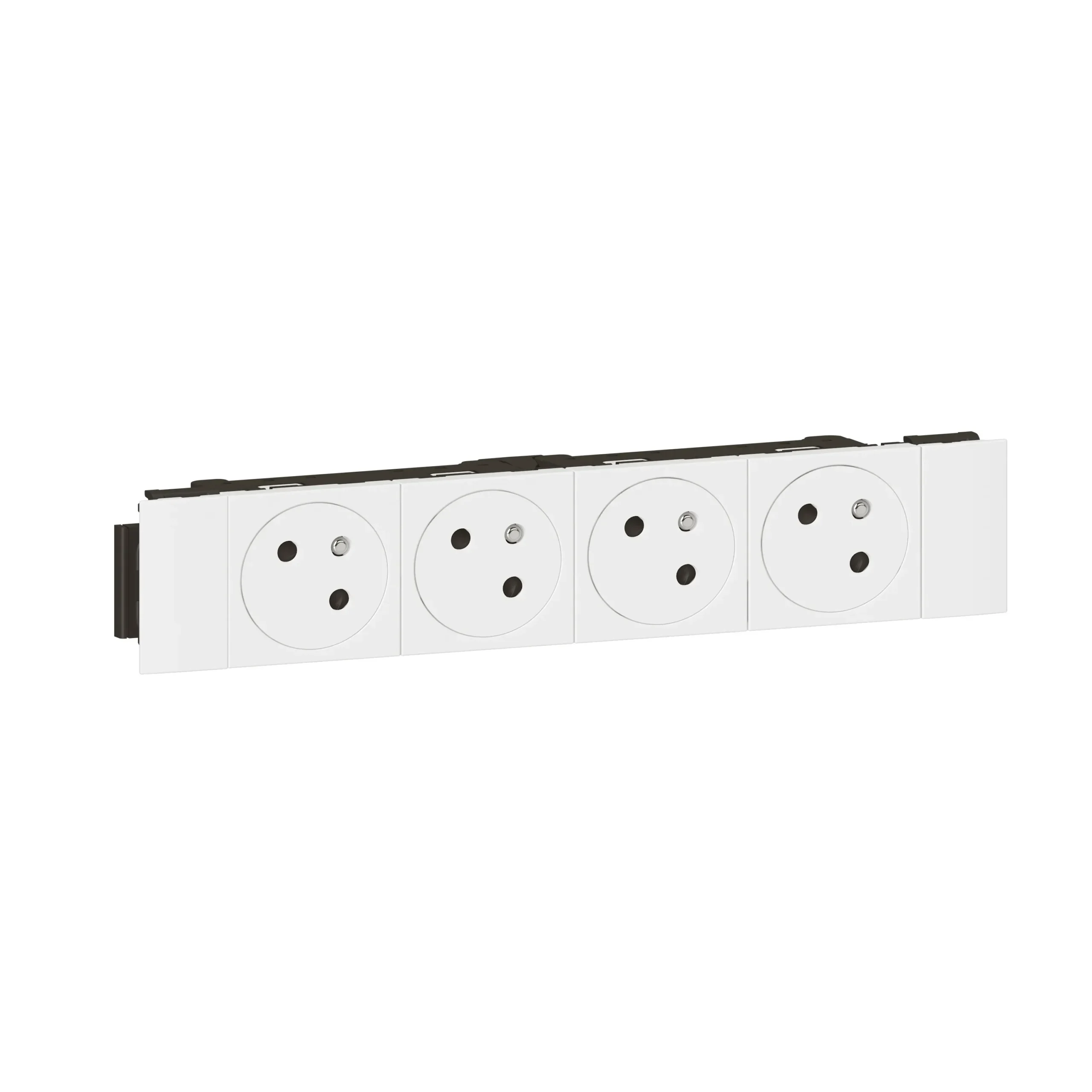 Legrand Legrand 077104L Steckdose 4-fach F/B Standard Snap-On EBS Mosaic ultraweiß
