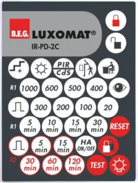 BEG Brück Electronic IR-Fernbedienung IR-PD-2C