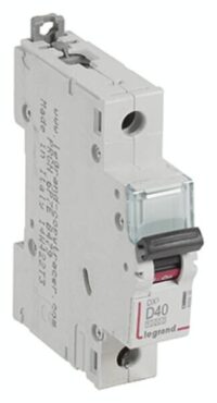 Legrand 409436 DX3 LS-Schalter D 40A 1-polig 10kA 230/400VAC 1TE
