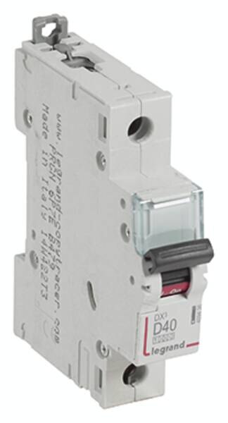 Legrand Legrand 409436 DX3 LS-Schalter D 40A 1-polig 10kA 230/400VAC 1TE