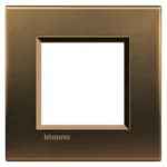 BTicino LNA4802BZ LivingLight Abdeckrahmen 1-fach 2M Bronze