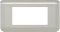 Legrand 079314L Rahmen 4-modulig horizontal Mosaic Aluminium