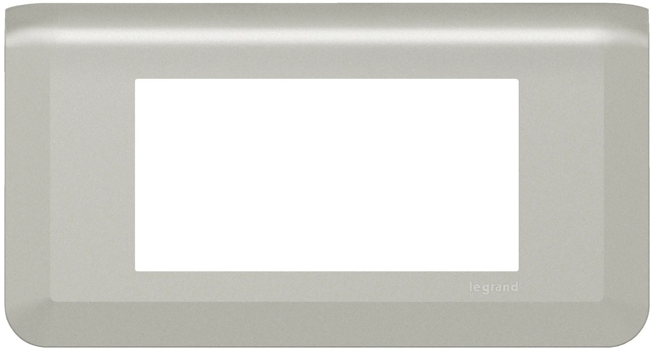 Legrand Legrand 079314L Rahmen 4-modulig horizontal Mosaic Aluminium